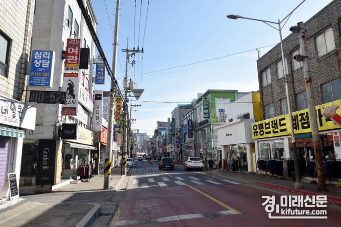 김포시 북변동 백년의 거리 현재 모습.<사진=경기도>