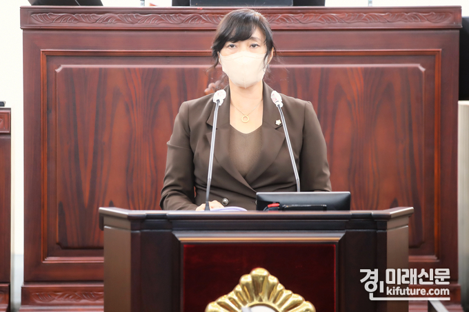 공영애 화성시의원 모습. <사진=화성시의회>