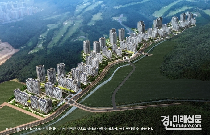 동탄 파크릭스 조감도.