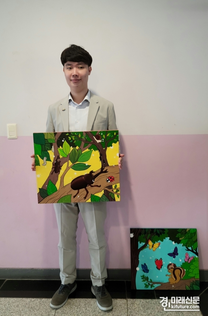 김채성 작가 모습. <사진=시흥시>
