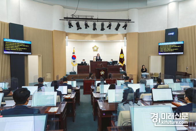 화성시의회 제2차 정례회 1차 본회의 모습. <사진=화성시의회>