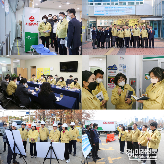 시흥시의회가 상임위원회별로 현지 확인을 실시하고 있다. <사진=시흥시의회> 