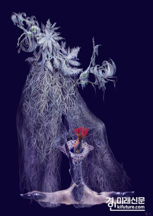 김기태 '베일의 꿈 Ⅱ'(40 x 57cm, Digital Painting, 2023) <사진제공=화성시문화재단>