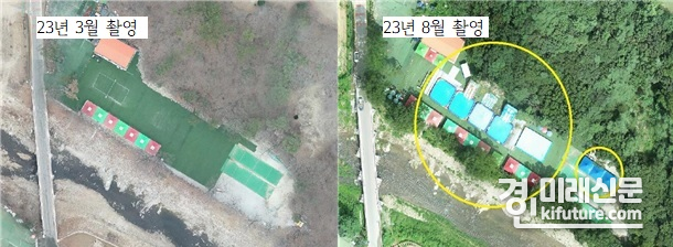 양주시 B면 건물신축 드론 촬영 사진.. <사진=경기도>