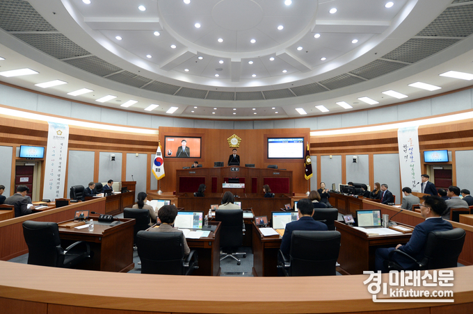 오산시의회가 27일 제281회 제2차 정례회를 개회했다. <사진=오산시의회>