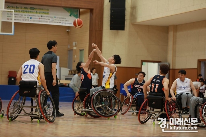 2019년 경기도지사배 전국장애인농구대회 모습. <사진=경기도장애인체육회>