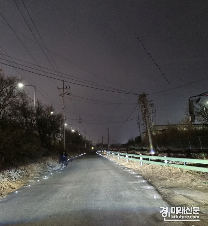 방산차고지 도로안전시설물 설치 모습. <사진=시흥시>