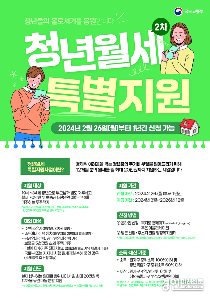 청년 월세 특별지원 홍보물. <사진=시흥시>