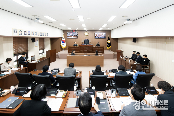 김프시의회 제232회 임시회 2차 본회의 모습. <사진=김포시의회>