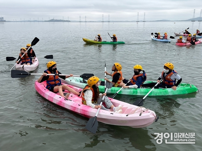 시화호 해양레저 아카데미 모습. <사진=시흥시>