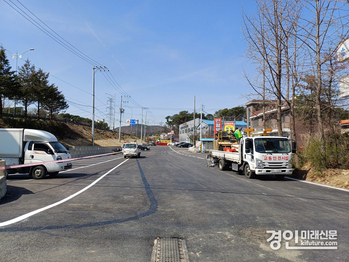 사사동 대촌 길 도로 모습. <사진=안산시>
