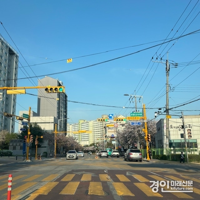 안흥초등학교 어린이보호구역 모습. <사진=안성시>
