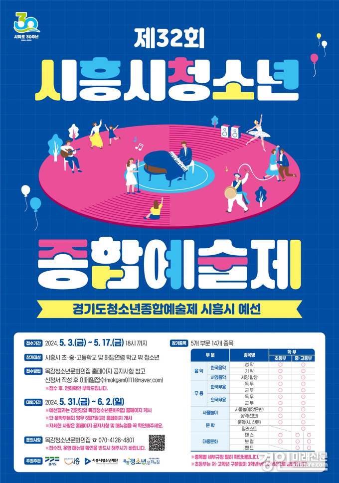 제32회 시흥시청소년 종합예술제 홍보물. <사진=시흥시>