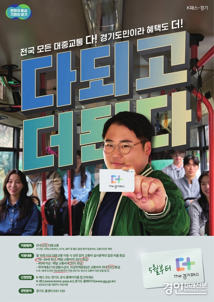 The 경기패스 홍보물. <사진=경기도>