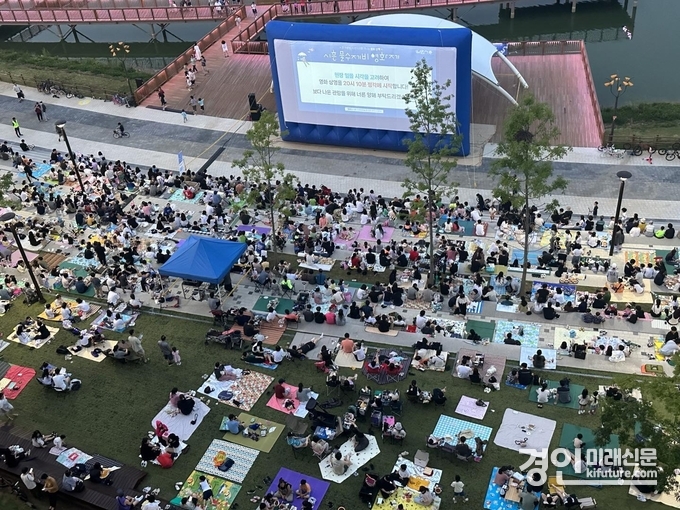 2024 힙한페스티벌이 열리는 은계호수공원 야외무대 모습. <사진=시흥시>
