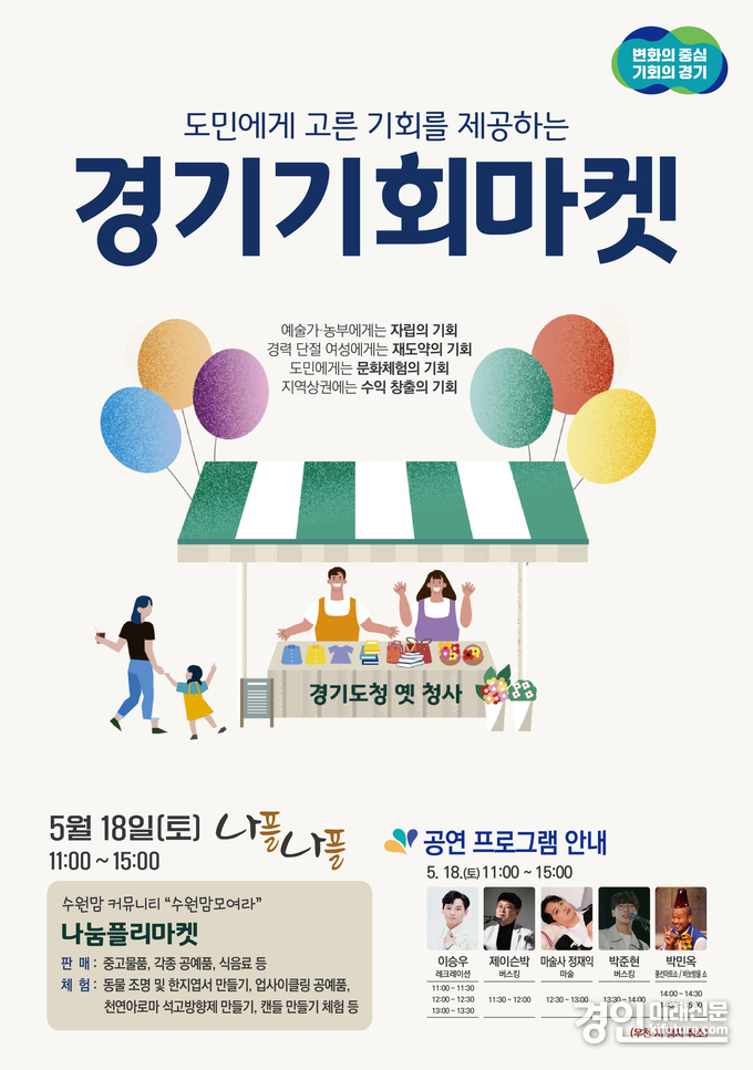 중고거래 '경기기회마켓' 홍보물. <사진=경기도>