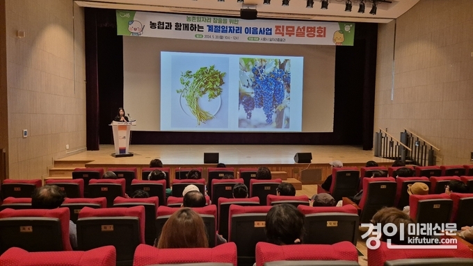 시흥시가 일자리 이음사업 직무설명회를 진행하고 있다. <사진=시흥시>