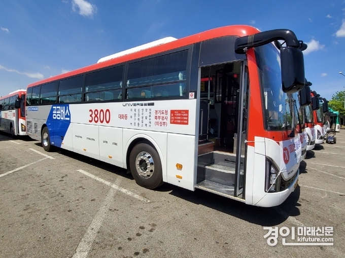 고양시 대화동(기점)~의정부 경기도청 북부청사(종점)을 달리는 3800번 버스. <사진=고양시>