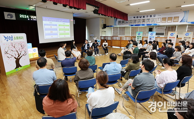 인천 남동구가 라떼 vs MZ 청렴 소통 토크콘서트를 개최하고 있다. <사진=남동구>