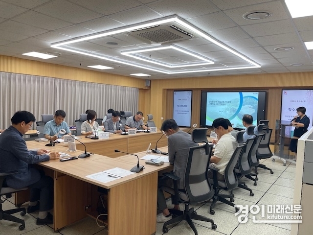안성시가 비점오염관리대책 시행계획 수립 용역 착수보고회를 열고 있다. <사진=안성시>