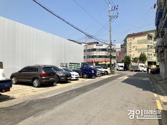 시흥 거모지구 임시주차장 모습. <사진=시흥시>