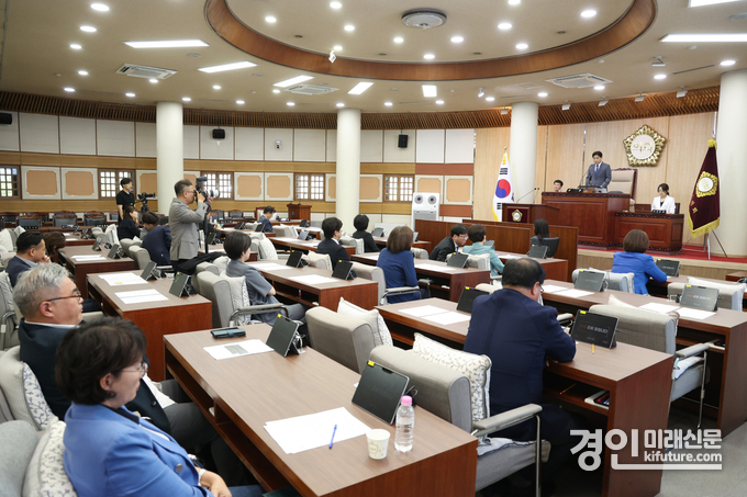 고양시의회가 임시회를 진행하고 있다. <사진=고양시의회>
