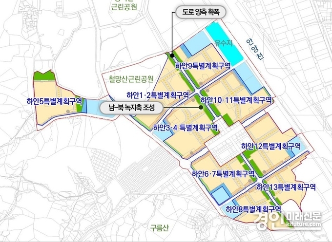 광명시 하안주공1~12단지 위치도. <사진=광명시>