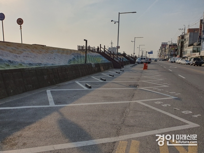 오이도 노상 공영주차장 모습. <사진=시흥도시공사>