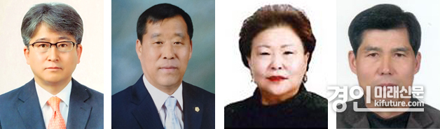 오산시민대상 수상자(왼쪽부터) 지역사회발전부문 이계왕, 경제안전부문 조점용, 사회복지부문 이정효, 문화체육부문 조창복. <사진=오산시>