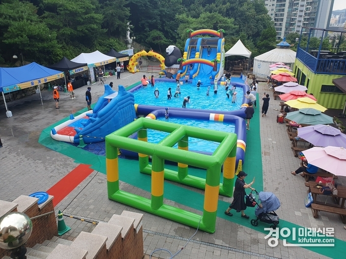 의왕시가 찾아가는 물놀이장을 운영하고 있다. <사진=의왕시>