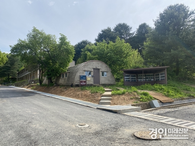 민통선 미군기지 캠프그리브스 전시장 전경. <사진=경기도>