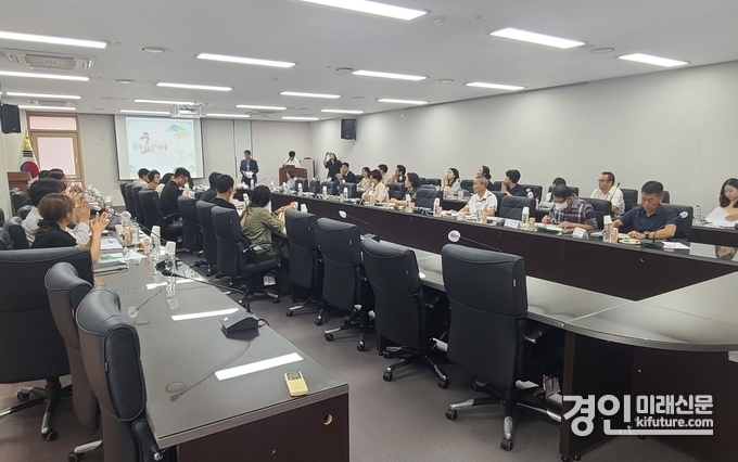 화성시가 정조효문화제 능행차 착수보고회를 개최하고 있다. <사진=화성시>