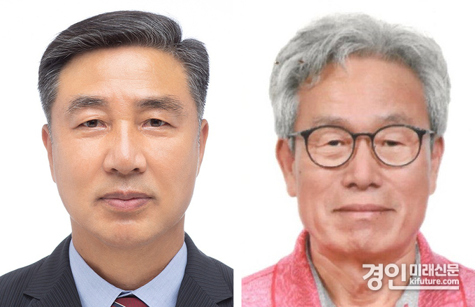 왼쪽부터 김수한, 장호균 님. <사진=양평군>
