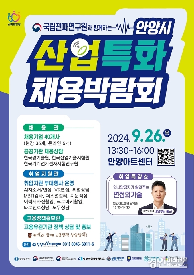 안양시 산업특화일자리박람회 홍보물. <사진=안양시>