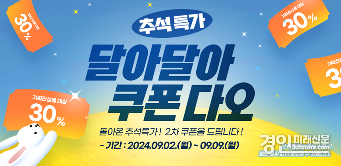 ‘착착착’ 온라인 쇼핑몰 ‘달아달아 쿠폰 다오’ 홍보물. <사진=경기도>