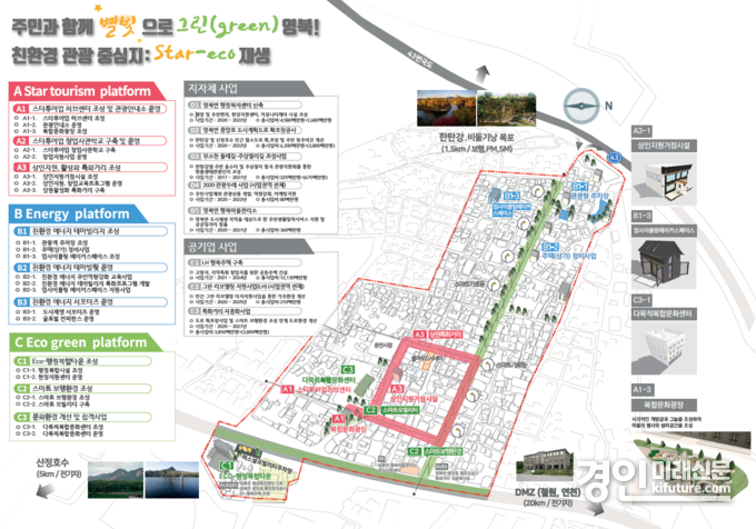 포천(영북)도시재생활성화계획 구상도 변경안. <사진=경기도>