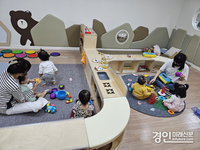성남시가 주야간 시간제 보육시설인 해님 달님 놀이터를 운영하고 있다. <사진=성남시>