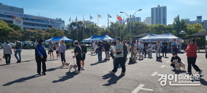군포시가 반려동물 문화교실을 열고 있다. <사진=군포시>