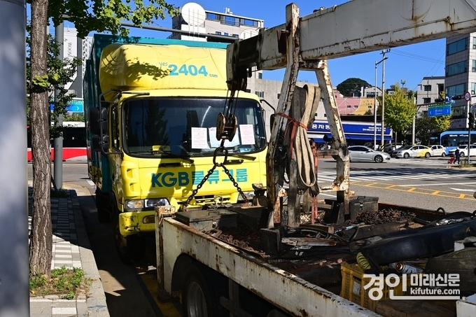 인천 연수구가 민·관·경 합동 불법 무판차량을 강력 대응하고 있다. <사진=연수구>