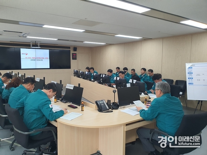 오산시가 2024년 겨울철 자연재난 사전대비 추진보고회를 열고 있다. <사진=오산시>