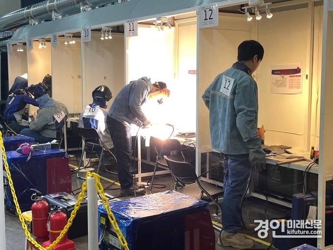 제4회 경기도·화성시 소공인 뿌리산업 용접경진대회 모습. <사진=화성시>