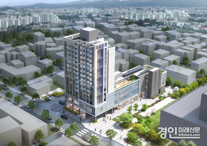 광주송정복합 통합공공임대주택 조감도. <사진=GH>