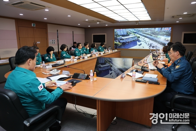 군포시가 재난대응 안전한국훈련을 실시하고 있다. <사진=군포시>