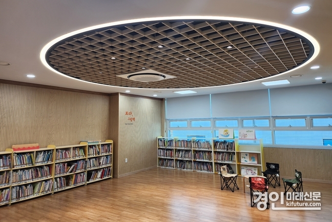 인천시 미추홀구 이랑도서관 내부 모습. <사진=미추홀구>