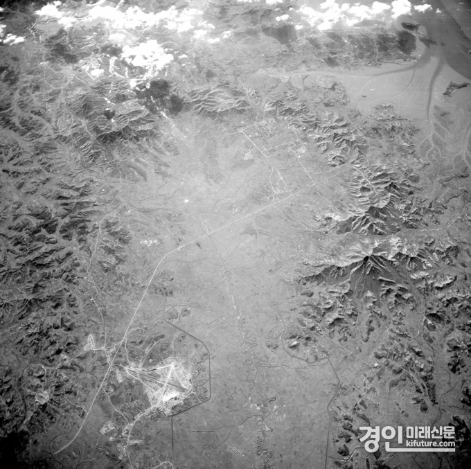 1950년 11월 2일 미공군이 부평상공에서 촬영한 항공사진. <사진=인천시>