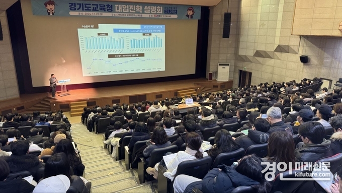 경기도교육청이 고1·2학년 대입진학설명회를 진행하고 있다. <사진=경기도교육청>