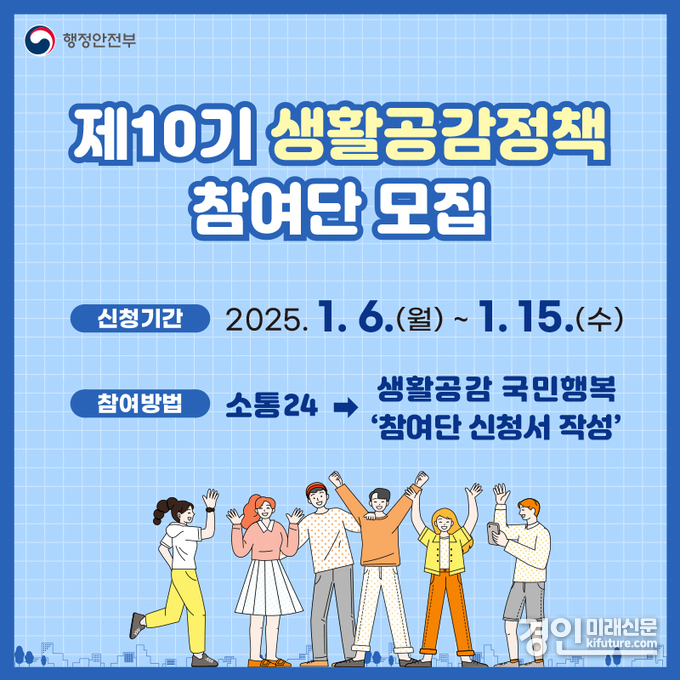 생활공감정책 참여단 모집 홍보물. <사진=시흥시>