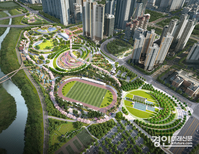 보타닉가든 동부권 공공정원화 설계공모 동탄여울공원 당선작. <사진=화성시>