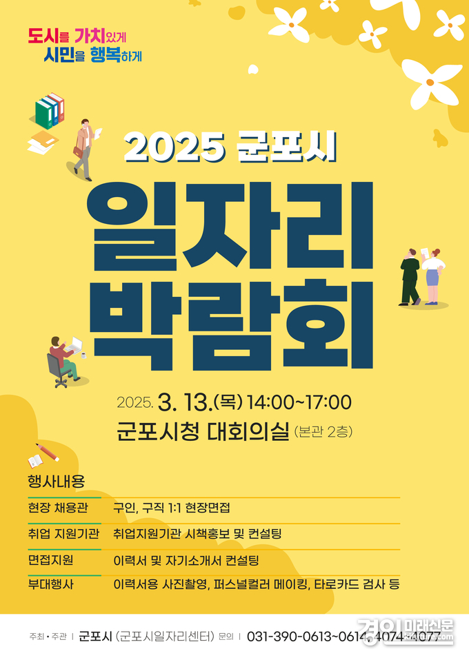 군포일자리박람회 홍보물. <사진=군포시>