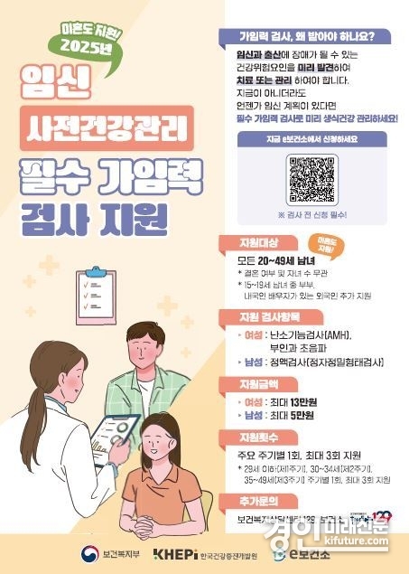 오산시 임신사전건강관리지원사업 안내문. <사진=오산시>